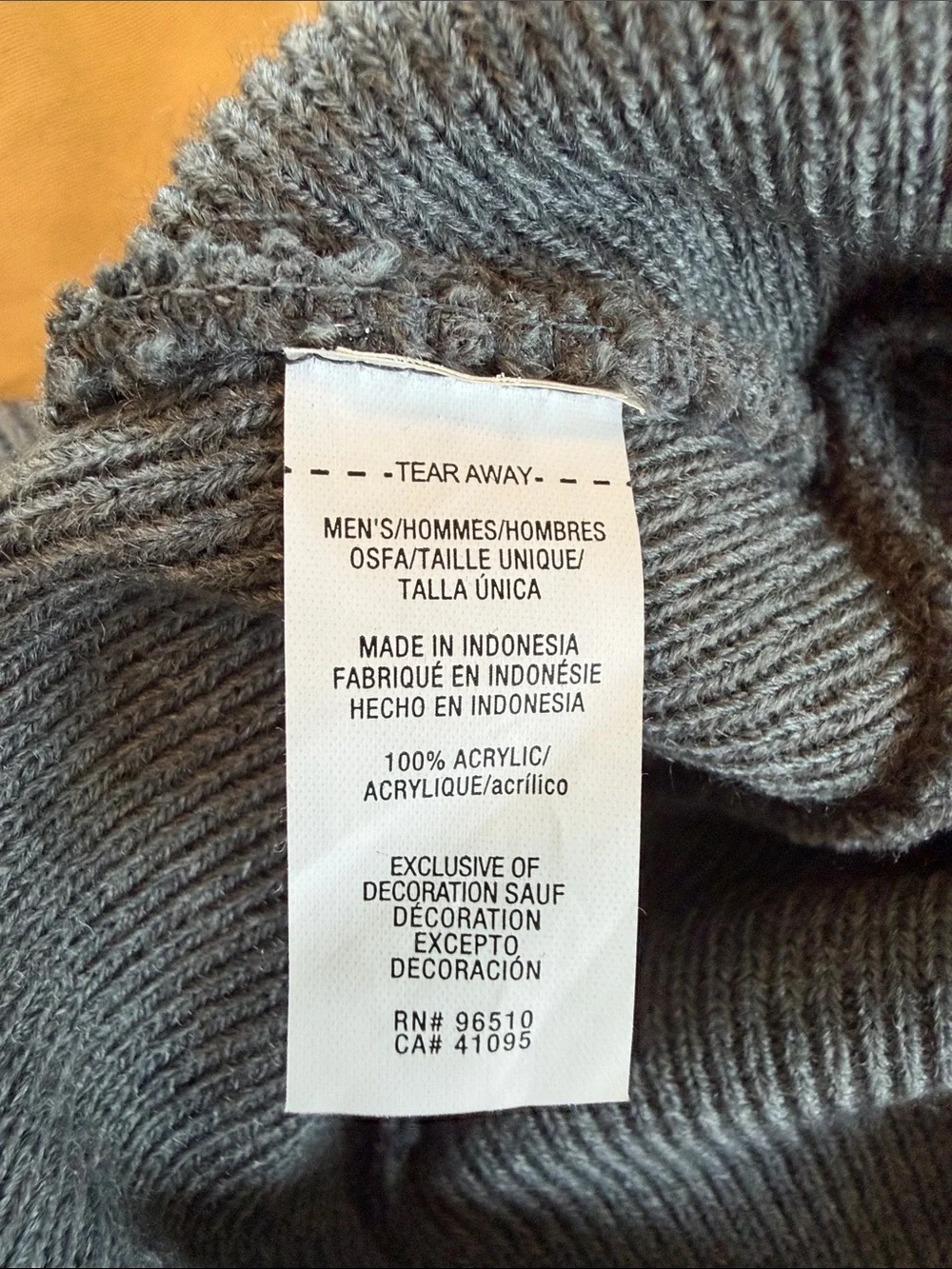 Under Armour Men's Dark‎ Gray Knit Cuff Beanie